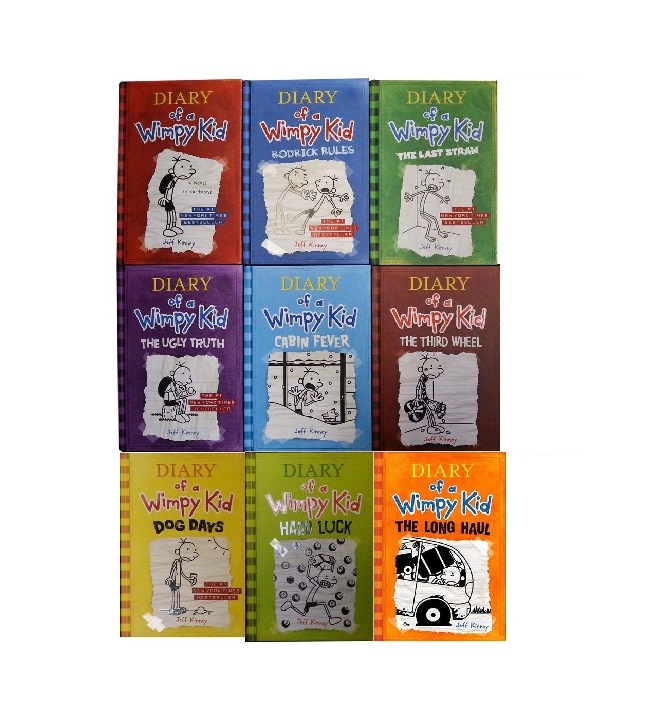 Diary of a Wimpy Kid Book 1-9 Complete Hardcover Set