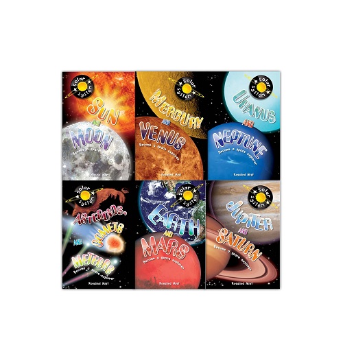 olar System Collection 6 Books Set Sun and Moon, Earth & Mars, Venus