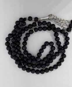 Authentic Black Onyx (Precious Stone) Prayer Beads/Tasbih in Counts of 99