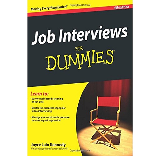 Job Interviews For Dummies Paperback